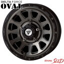 【ジムニーシエラ等に】FORCE DELTA FORCE OVAL 16×6J 5H 139.7 -5 ホイールのみ5本セット