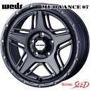 【デリカD:5、RAV4等に】weds MUD VANCE 07 17×7J 5H 114.3 +40 ホイールのみ4本セット(2)