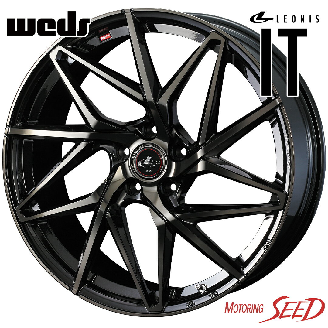 【IS、GS等に】weds LEONIS IT 18×8J 5H 114.3 +42 ホイールのみ4本セット