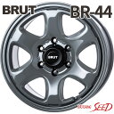 【パジェロ等に】BRUT BR-44 17×7.5J 6H 139.7 +40 × FALKEN WILDPEAK A/T3W 265/65R17 サマータイヤホイール4本セット