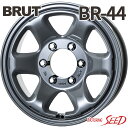 【グランビア等に】BRUT BR-44 16×6.5J 6H 139.7 +25 × BRIDGESTONE ECOPIA NH200 215/60R16 サマータイヤホイール4本セット