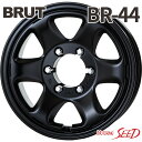 【グランビア等に】BRUT BR-44 16×6.5J 6H 139.7 +25 × ALLENCOUNTER ALLENCOUNTER CLASSIC OVAL ホワイトリボン 215/65R16C 109/107T サマータイヤホイール4本セット