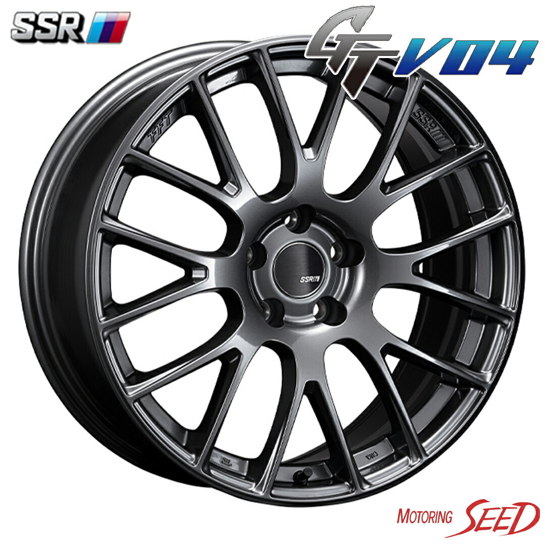 【CX-5等に】SSR GT V04 19×8.5J 5H 114.3 +45 × MICHELIN LATITUDE SPORT 3 (VOL) 235/50R19 サマータイヤホイール4本セット