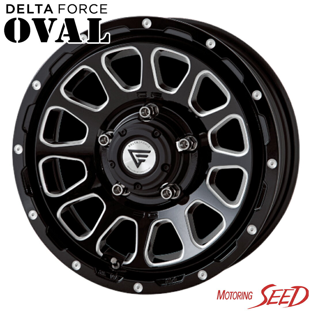 【ジムニー等に】FORCE DELTA FORCE OVAL 16×5.5J 5H 139.7 +20 × BRIDGESTONE DUELER A/T001 175/80R16 サマータイヤホイール4本セット