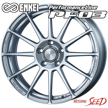 【タフト、ソリオ等に】ENKEI PerformanceLine PF03 15×5J 4H 100 +45 × DUNLOP エナセーブ RV504 165/65R15 サマータイヤホイール4本セット