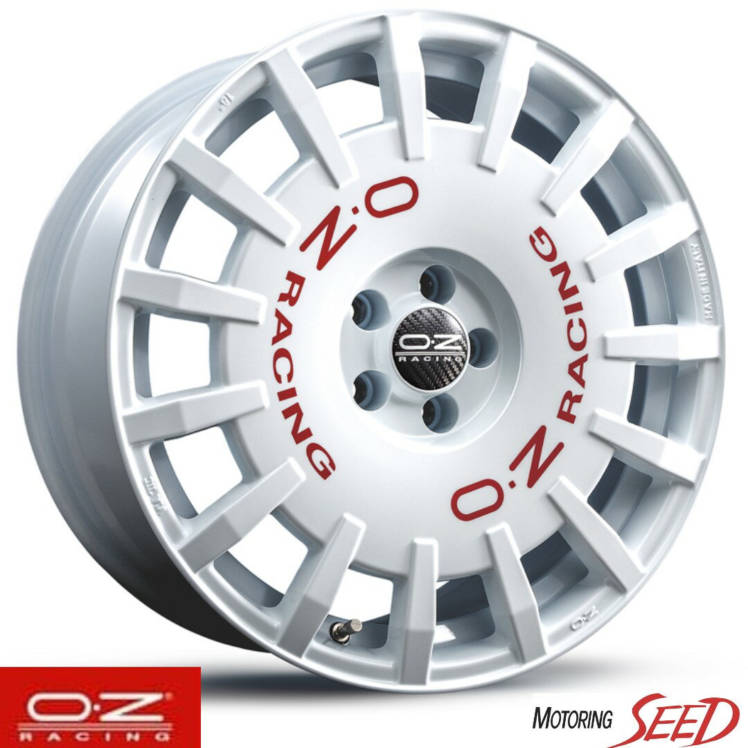 【カローラスポーツ 86等に】OZ OZレーシング Rally Racing 18×7.5J 5H 100 48 × DUNLOP DIREZZA DZ102 225/40R18 サマータイヤホイール4本セット