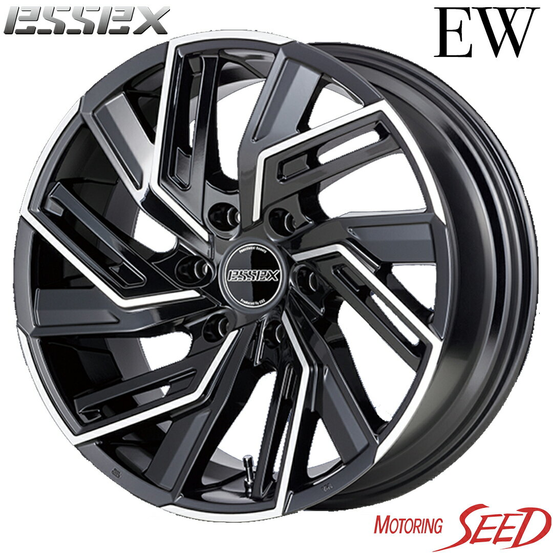 【ハイエース 200系等に】ESSEX WINDMILL(EW) 19×8.5J 6H 139.7 +18 × DUNLOP SP SPORT MAXX 050+ 225/40R19 サマータイヤホイール4本セット