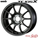 【グランデプント等に】WEDS WedsSport TC105X 17×7.5J 4H 100 +38 × BRIDGESTONE POTENZA RE-12D 215/45R17 サマータイヤホイール4本セット