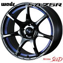 yuChAI[XɁzWEDS WedsSport SA-75R 17~7.5J 5H 114.3 +45 ~ MICHELIN PILOT SPORT 4 (PEU) 225/45R17 T}[^CzC[4{Zbg