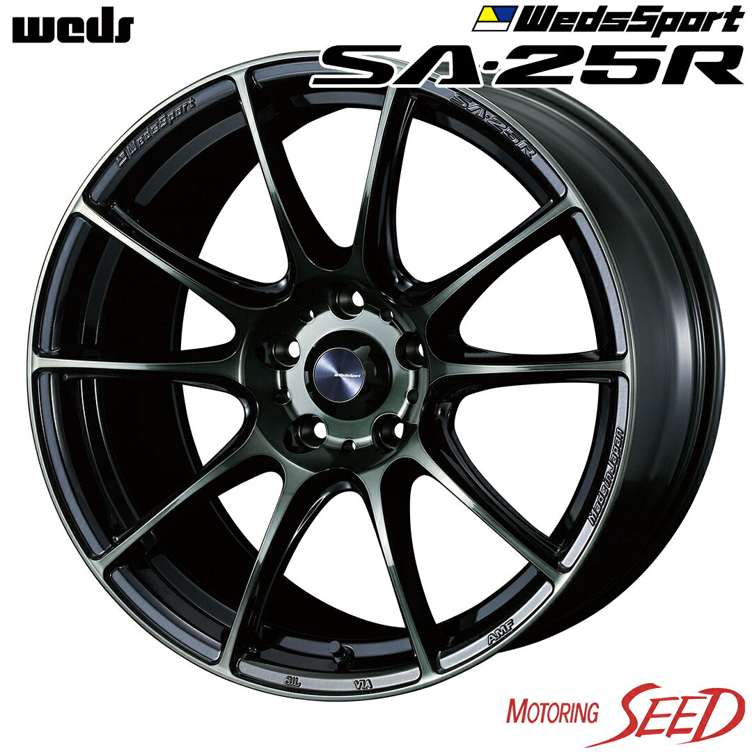 【ジェイド、プリウスα等に】WEDS WedsSport SA-25R 17×7J 5H 114.3 +40 × DUNLOP VEURO VE304 215/50R17 サマータイヤホイール4本セット