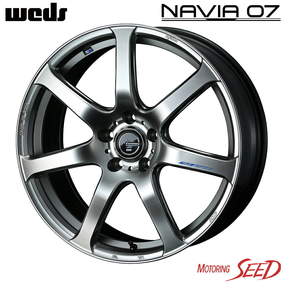 【カローラルミオン等に】WEDS LEONIS NAVIA07 18×8J 5H 114.3 +42 × Rotalla RU01 215/40R18 サマータイヤホイール4本セット