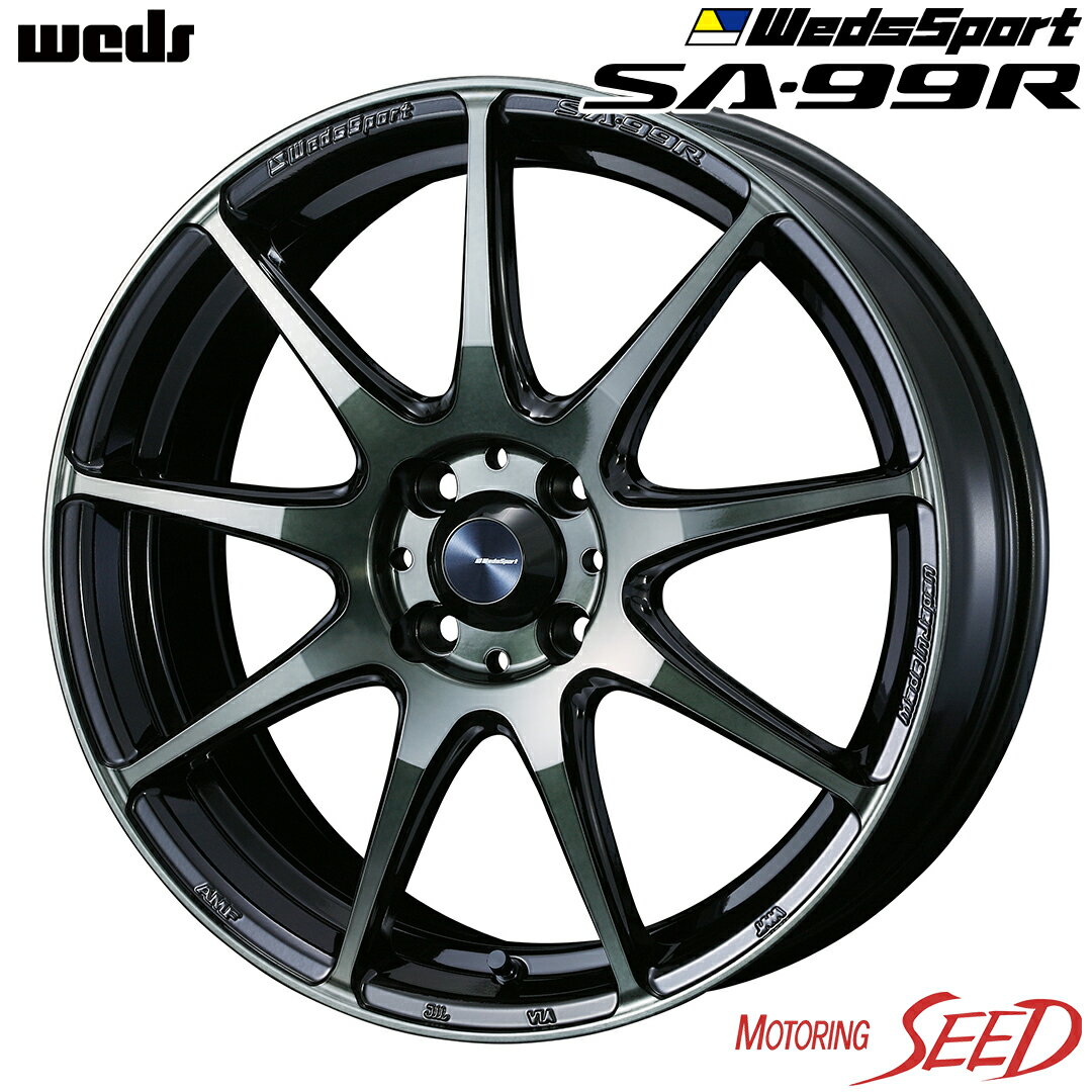 【カローラフィールダー等に】WEDS WedsSport SA-99R 15×6J 4H 100 +38 × DUNLOP LE MANS V 185/65R15 サマータイヤホイール4本セット