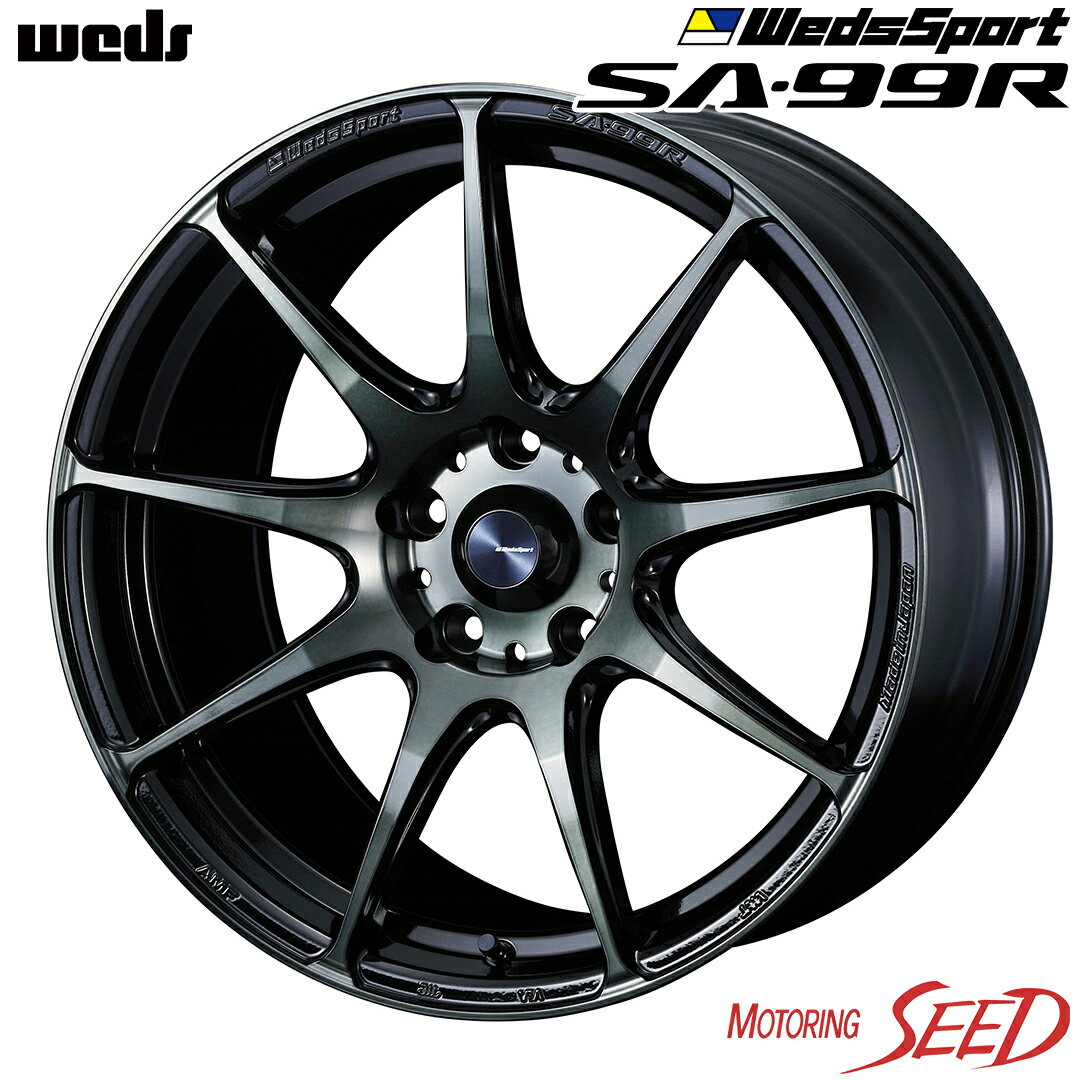 【エクストレイル等に】WEDS WedsSport SA-99R 18×8J 5H 114.3 +42 × FALKEN AZENIS FK510 SUV 225/55R18 サマータイヤホイール4本セット