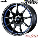 【レガシーアウトバック等に】WEDS WedsSport SA-99R 18×7.5J 5H 100 +45 × DUNLOP ALL SEASON MAXX AS1 225/55R18 オールシーズンタイヤホイール4本セット