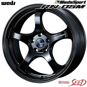 【アウトランダーPHEV等に】WEDS WedsSport RN-05M 18×8J 5H 114.3 +35 × BRIDGESTONE ALENZA 001 225/55R18 サマータイヤホイール4本セット