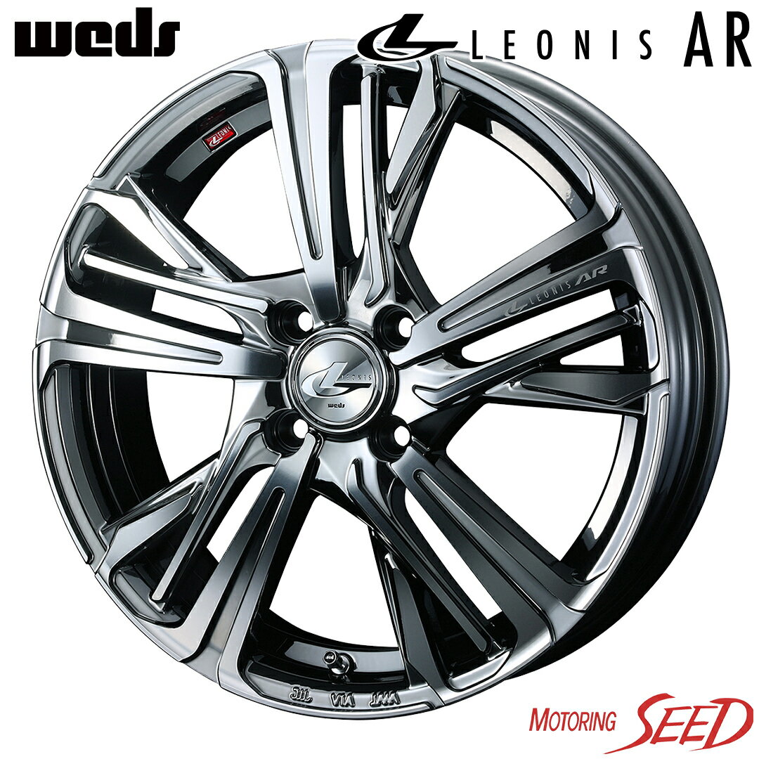 【N-BOX、ミラ、タント等に】WEDS LEONIS AR 15×4.5J 4H 100 +45 × DUNLOP DIREZZA β02 165/55R15 サマータイヤホイール4本セット