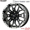 【セルシオ等に】HOT STUFF BARKLEY HARDROCK ELBERT 18×7.5J 5H 114.3 +38 × DUNLOP DIREZZA DZ102 245/45R18 サマータイヤホイール4本セット