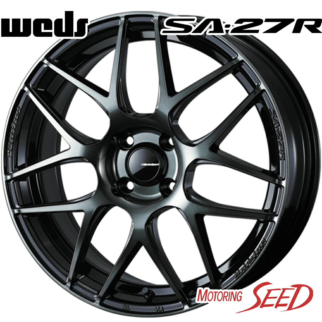 【カローラアクシオ等に】WEDS WedsSport SA-27R 15×6J 4H 100 +38 × BRIDGESTONE NEXTRY 195/65R15 サマータイヤホイール4本セット