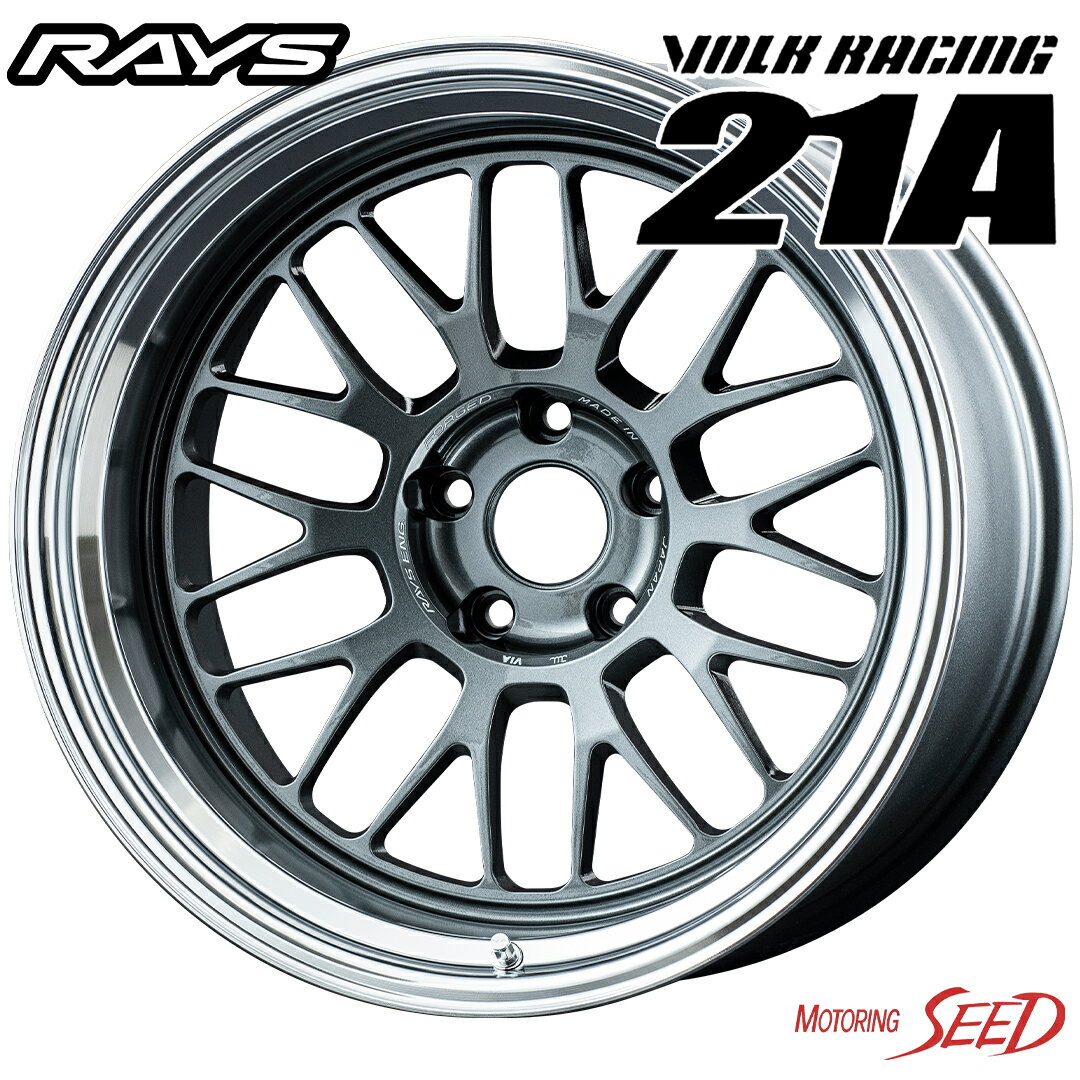 【GT-R WRX STi等に】RAYS VOLK RACING 21A 18×10.5J 5H 114.3 15 × Rotalla RU01 245/40R18 サマータイヤホイール4本セット
