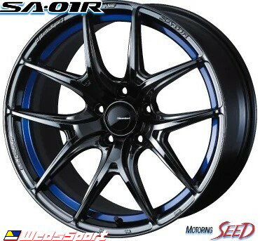 【WRX ランエボ等に】WEDS WedsSport SA-01R 18×8J 5H 114.3 +42 新品 ホイールのみ4本セット【FACE-F】