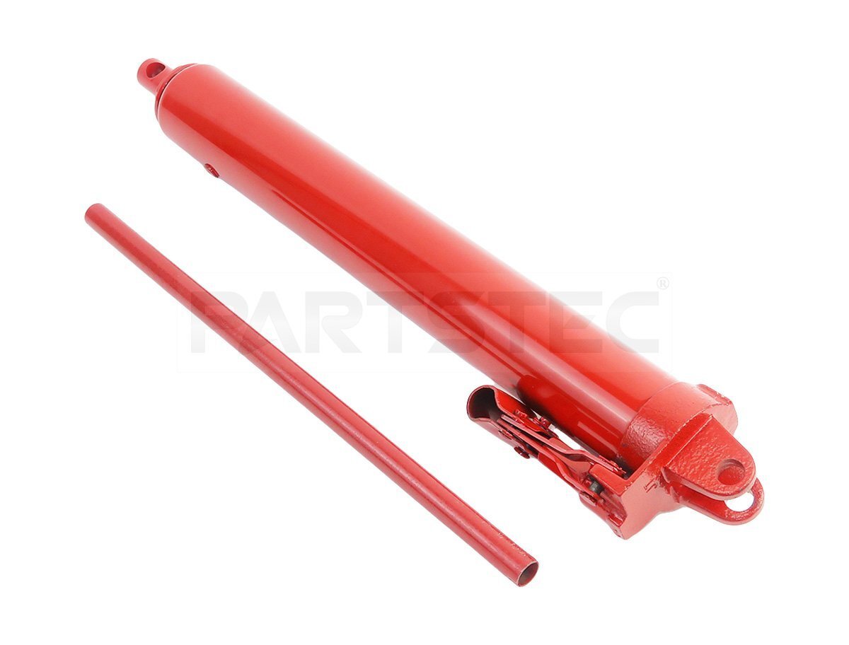 Rakuten - 油圧 シリンダー 8t 赤 レッド エンジンクレーン 交換用 シングル ポンプ 最大 1160mm ストローク 約500mm 8トン 交換 修理 補修 エンジン クレーン ジャッキ パーツ メンテナンス /156-201