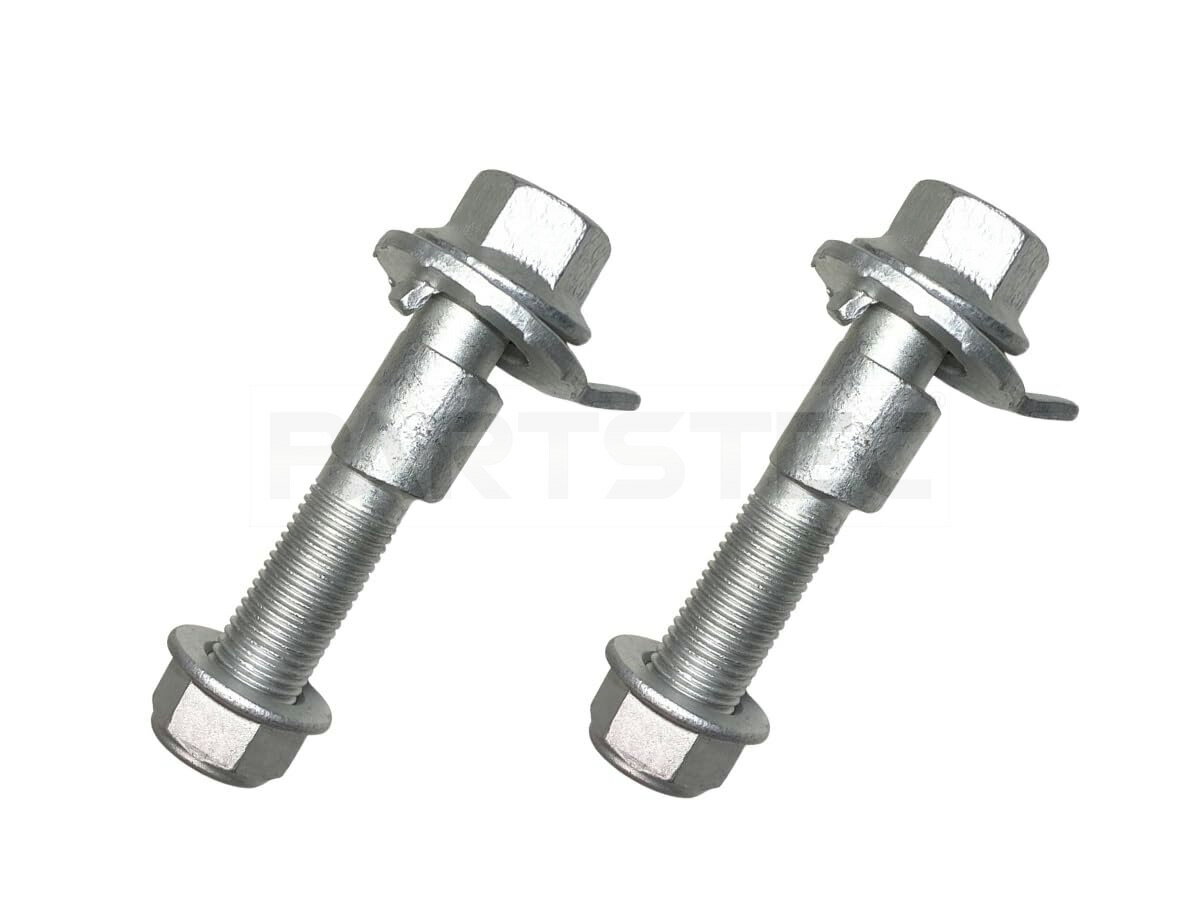 キャンバーボルト M17 2本セット キャンバー調整 ±1.75度 強度12.9級 17mm 偏芯 ダクロメット処理 高耐久 耐熱 耐腐食 ダブルヘッド アルファード エスティマ プリウス ヴォクシー レクサス | 20-173x2