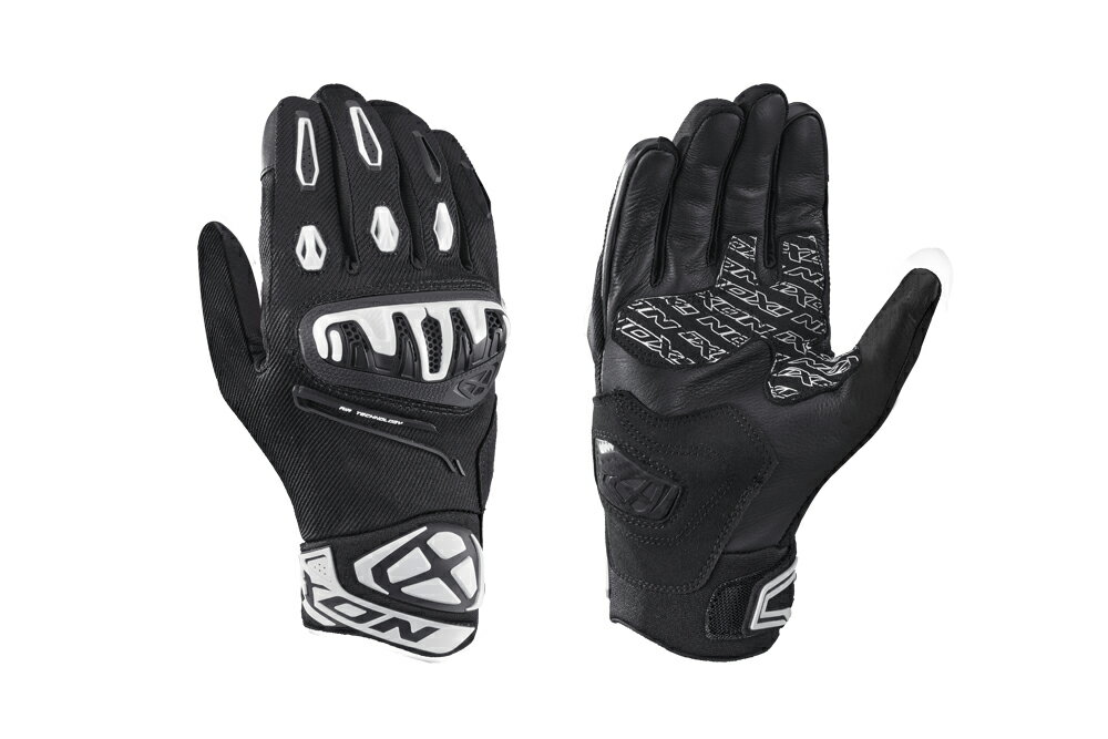 【国内正規取扱商品】IXON(イクソン)MIRAGE AIR グローブ (BLACK/WHITE)
