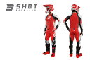 SHOT RACE GEARAEROLITE(エアロライト) ジャージ&パンツ上下セット ウルトラレッド