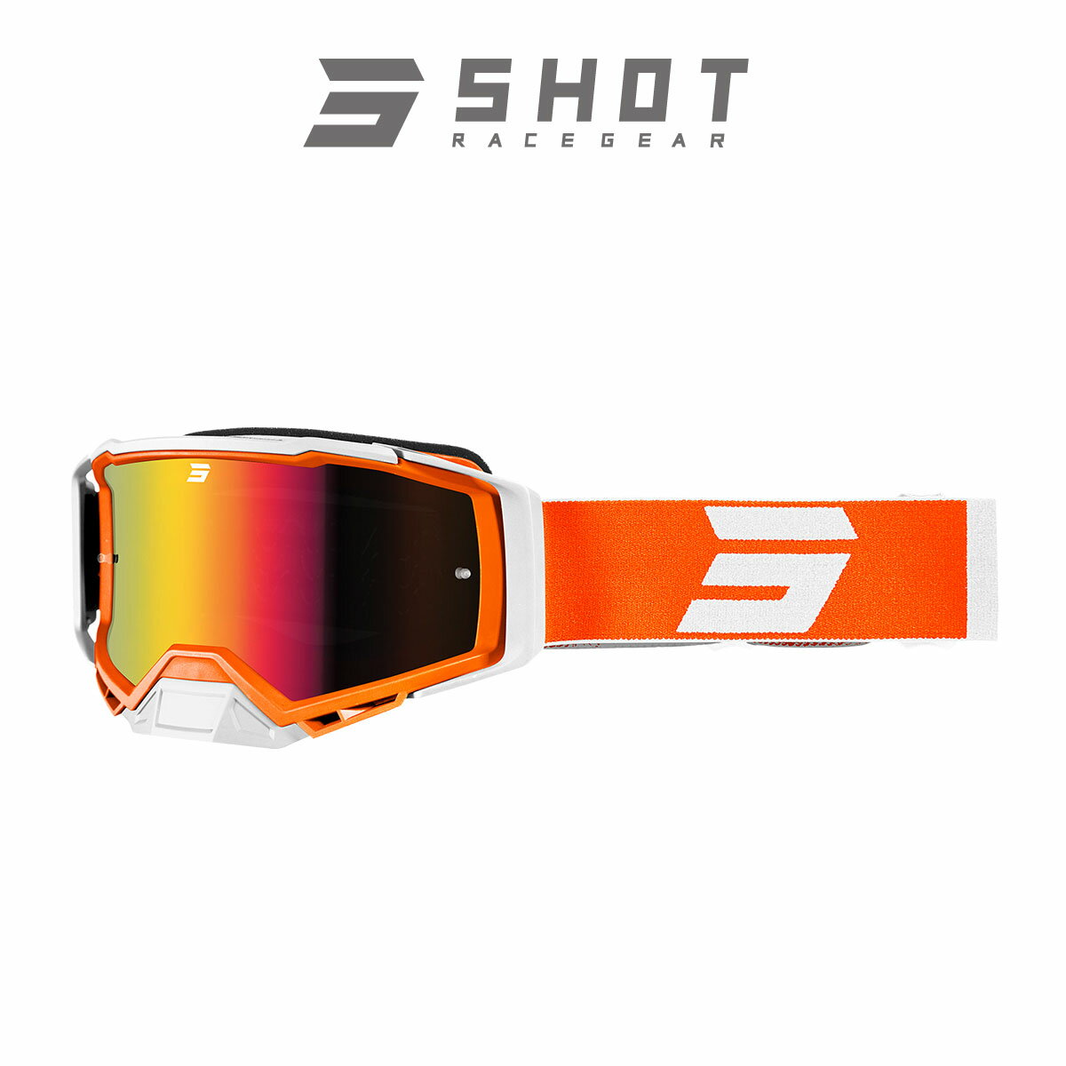 SHOT RACE GEARゴーグル CORE（コア） オレンジ(2)