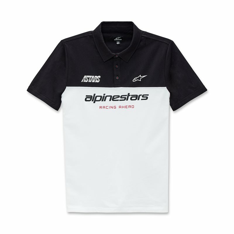 alpinestars / ѥ󥹥 PADDOCK POLO ݥ 2010 WHITE BLACK S-M 1213-41200 Ⱦµ