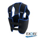 EXGEL リブプロテクターベスト17 カート用リブプロテクターベスト AKK22J-BK AKK22M-BK AKK22L-BK 大人用 キッズ用