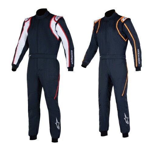 alpinestars / アルパインスターズ 4輪用レーシングスーツ GP RACE V2 SUIT 123 BLACK WHITE RED 1241 BLACK WHITE ORANGE FLUO 44~60 3355020 2023 NEWカラー