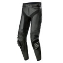 alpinestars レザー パンツ MISSILE V3 LEATHER PANTS SHORT 1100 BLACK BLACK EUR 44~60 3120622 バイク用 ショート丈モデル