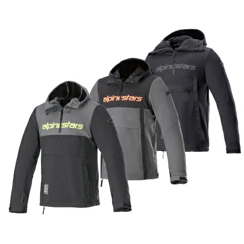 乐天商城 - alpinestars / アルパインスターズ 春 秋用 ライディングジャケット SHERPA HOODIE 1119 BLACK REFLEX 1134 BLACK TAR GRAY RED FLUO 9151 TAR GRAY BLACK YELLOW FLUO S~4XL 4208123