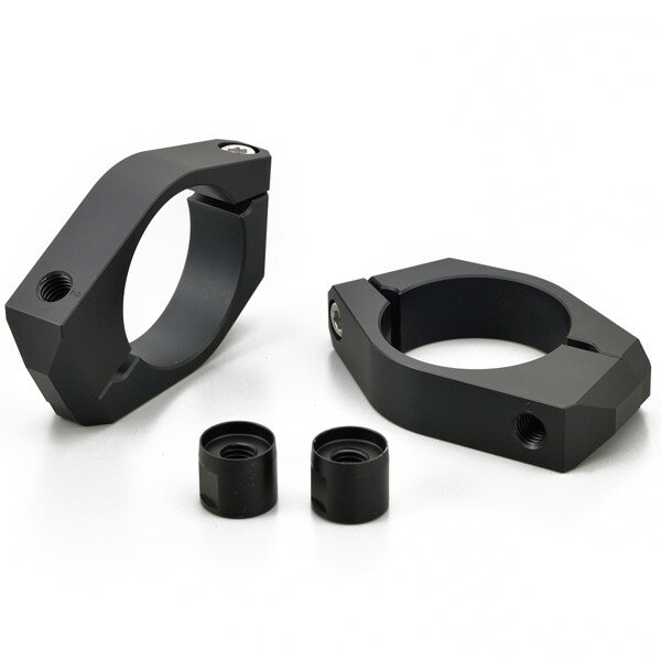 デイトナ 19269 バイク用 ウインカーステー 41mmフォーククランプ 取付穴8mm 配線逃がし加工 D-Light専用ナット付属 ウインカーブラケット 左右セット