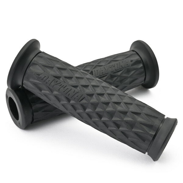 Rakuten - デイトナ 32727 グリッピーグリップ バイク用 グリップ ハンドル径φ22.2用 122mm エンド貫通 GG-D-GRID ブラック