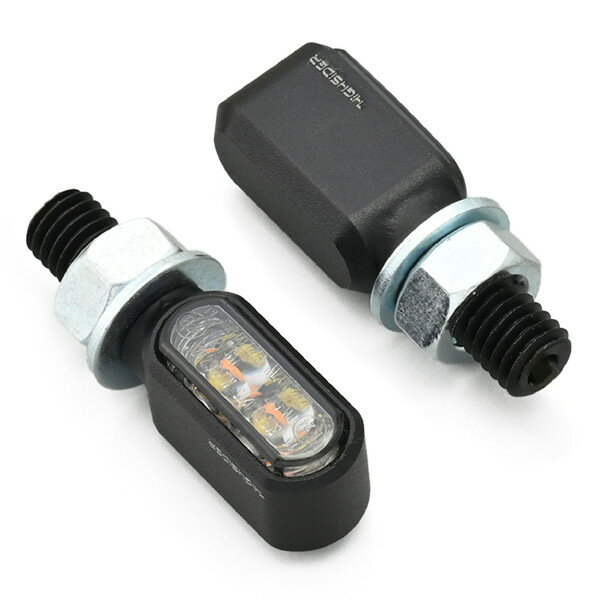 Rakuten - デイトナ 39597 HIGHSIDER(ハイサイダー) バイク用 LED ウインカー ホワイトポジション付き リトルブロンクス マットブラック