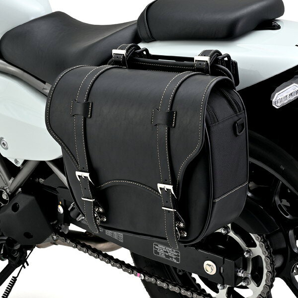 Saddle Bag - デイトナ 40262 ヘンリービギンズ(Henly Begins) バイク用 サイドバッグ 12L サドルバッグ DHS-36 トラぺ プレーン