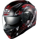 OGK KABUTO KAMUI 3 ESTELA(カムイ3 エステラ) ブラックレッド M(57-58cm) フルフェイスヘルメット OGKカブト(2)
