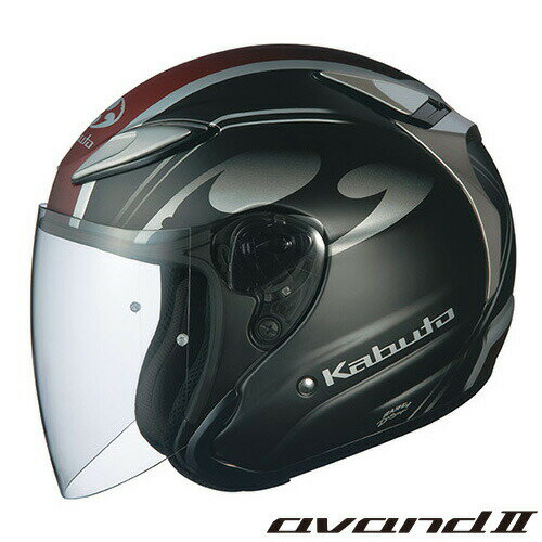 OGKカブト AVAND2 CITTA （アヴァンド 2 チッタ） ジェットヘルメット 【フラットブラック XXLサイズ】