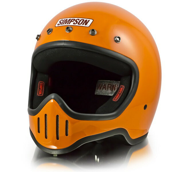 シンプソン M50 【オレンジ 59-60cm】 MODEL 50 フルフェイスヘルメット