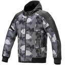 アルパインスターズ RACEDAY LIGHT PARKA(9001 BLACK GRAY CAMO) ライディングジャケット アジアフィット 3304820