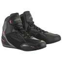 アルパインスターズ STELLA FASTER 3 DS SHOE (1139 BK DGRY FUC) レディース 防水ライディングシューズ