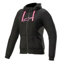 アルパインスターズ STELLA CHROME SPORT HOODIE ステラ クローム スポーツフーディ— (1039 BLACK FUCHSI...