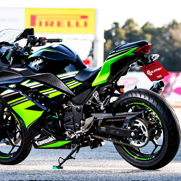 EVATEK（エヴァテック） EVT-5401 フェンダーレスキット Ninja250 13-17 Z250 13-18 アールズブルー