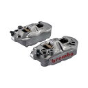 brembo(ブレンボ)ラジアル モノブロック キャリパー チタニウム 左右セット M4.34 CALIPER KIT 108mm FIXING 220.A39...