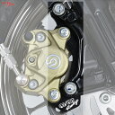 OVER Racing (オーバーレーシング) 83-012-13B フロントキャリパーサポート ブレンボ2P(カニ) OVER×SUNSTAR用 ブラック M...