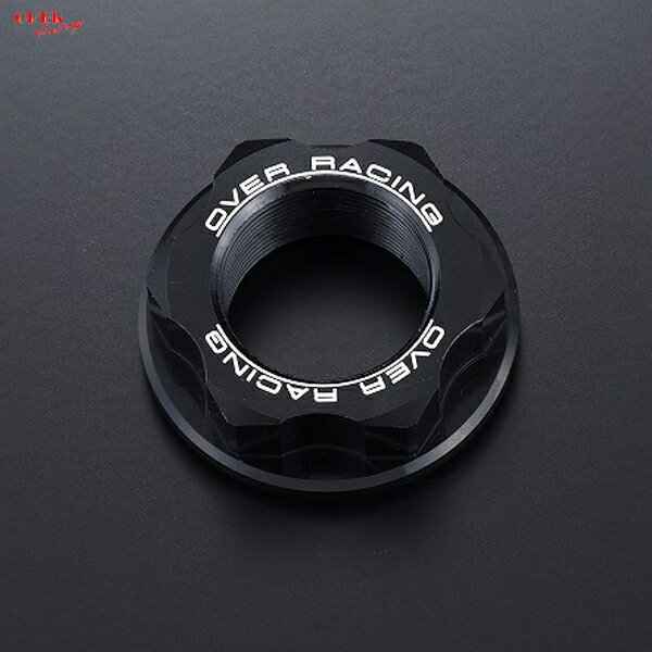 OVER Racing (オーバーレーシング) 55-44-03B YZF-R7(22-) ステムナット ブラック