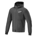 アルパインスターズ RADIUM TECH HOODIE 撥水 フレキシブル ライトウェイト パーカ (12 BLACK WHITE) 4202624