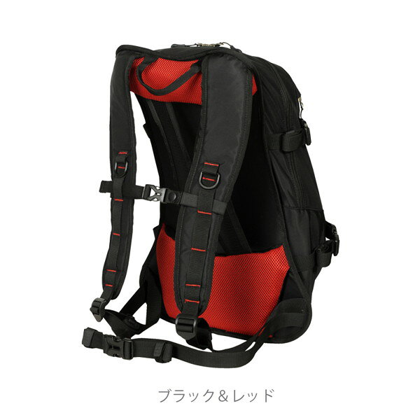 フラッグシップ（FLAGSHIP） FB-855 アクティブバックパック Black/Red
